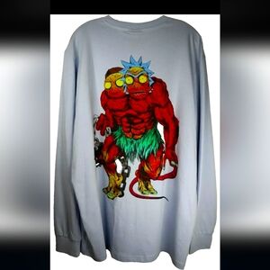 Rick and Morty Graphic Long Sleeve Shirt
